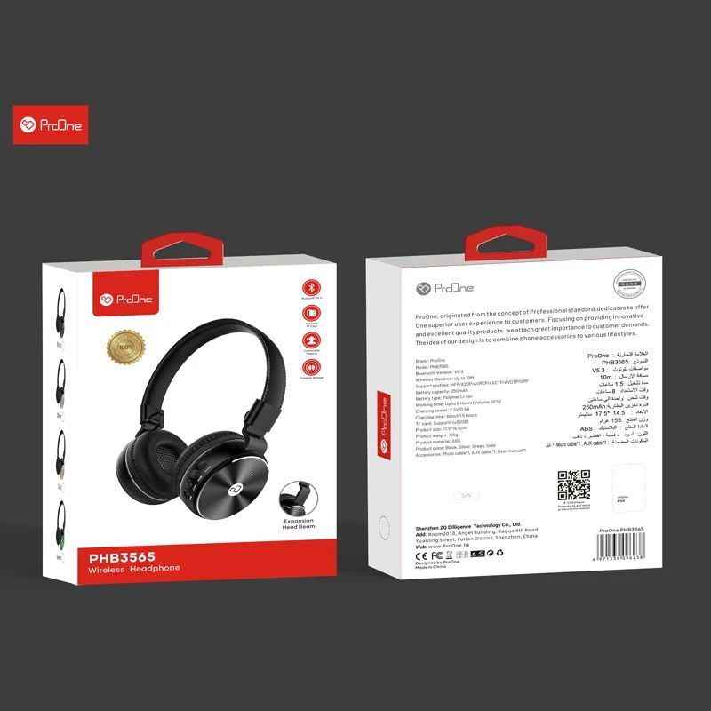 Headphone Bluetooth ProOne PHB3565-4